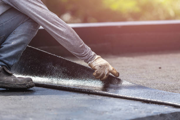 Professional Interior Drainage System technician working in Aurora, IN